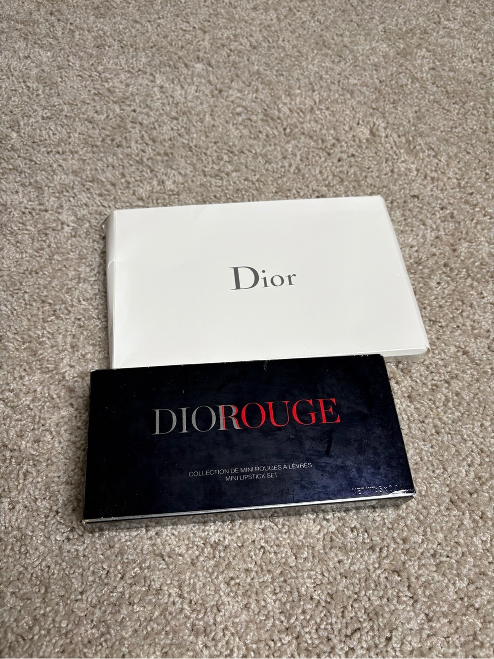 Dior Mini Lipstick Set *incomplete* & Pouch